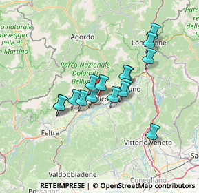 Mappa 32036 Sedico BL, Italia (10.51688)