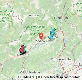 Mappa 32036 Sedico BL, Italia (16.59636)
