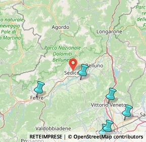 Mappa 32036 Sedico BL, Italia (34.185)