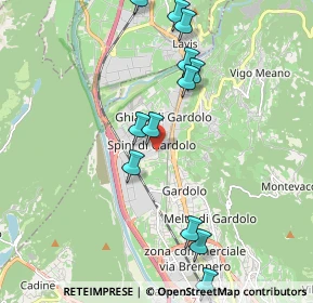 Mappa Via delle Palazzine, 38121 Trento TN, Italia (2.08833)