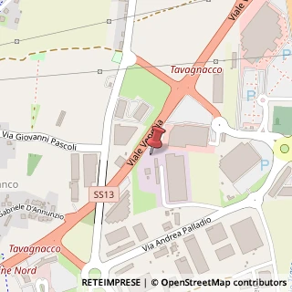 Mappa Viale Venezia, 1/A, 33010 Tavagnacco, Udine (Friuli-Venezia Giulia)