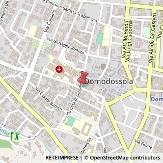Mappa Via Città di Lima, 1, 28845 Domodossola, Verbano-Cusio-Ossola (Piemonte)