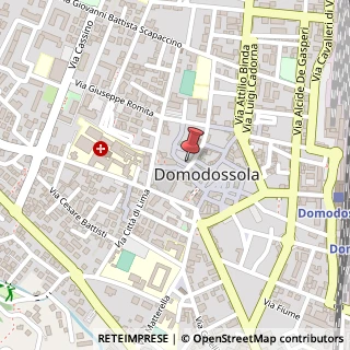 Mappa Piazza Giovanni Chiossi, 1, 28845 Domodossola, Verbano-Cusio-Ossola (Piemonte)