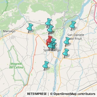 Mappa Via Malignani, 33097 Spilimbergo PN, Italia (5.0375)