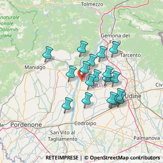 Mappa Via Europa, 33030 Dignano UD, Italia (11.33444)