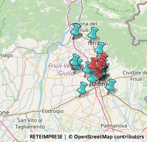 Mappa 33034 Fagagna UD, Italia (10.2115)