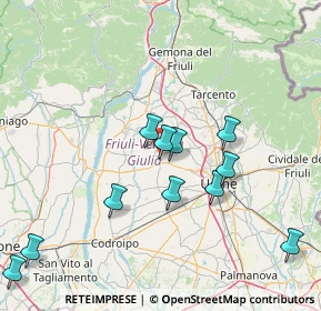 Mappa 33034 Fagagna UD, Italia (15.91545)