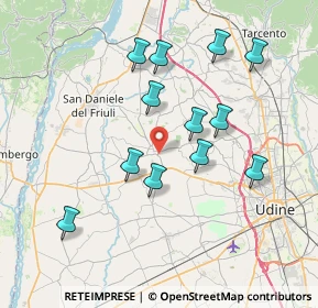 Mappa 33034 Fagagna UD, Italia (7.0625)