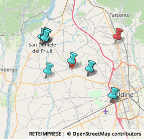 Mappa 33034 Fagagna UD, Italia (7.31583)