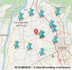 Mappa 33034 Fagagna UD, Italia (7.59417)