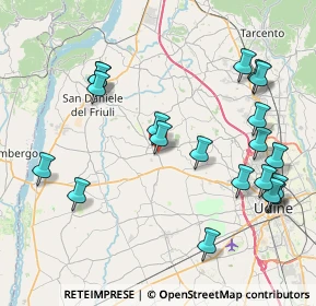 Mappa 33034 Fagagna UD, Italia (9.0565)