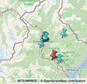 Mappa Piazza G. Chavez, 28845 Domodossola VB, Italia (7.40727)