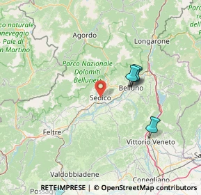 Mappa Piazza della Vittoria, 32036 Sedico BL, Italia (41.591)