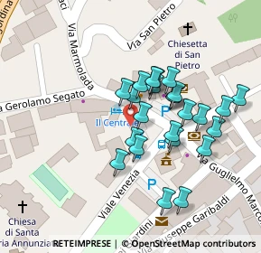 Mappa Via Gerolamo Segato, 32036 Sedico BL, Italia (0.03704)