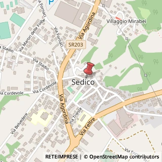 Mappa Piazza della Vittoria, 20, 32036 Sedico, Belluno (Veneto)