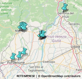 Mappa Via Verdi, 33090 Spilimbergo PN, Italia (13.64067)