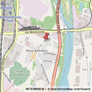 Mappa Via I Maggio, 21, 28845 Domodossola, Verbano-Cusio-Ossola (Piemonte)