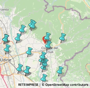 Mappa SR 356, 33043 Cividale del Friuli UD, Italia (9.2745)