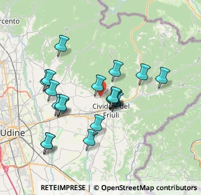 Mappa SR 356, 33043 Cividale del Friuli UD, Italia (6.3075)