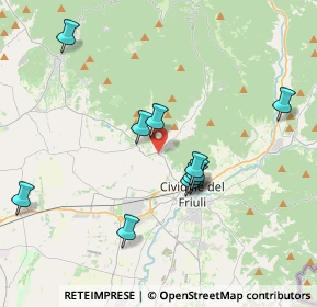 Mappa SR 356, 33043 Cividale del Friuli UD, Italia (3.56455)