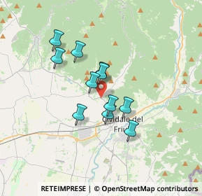 Mappa SR 356, 33043 Cividale del Friuli UD, Italia (2.55364)