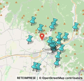 Mappa SR 356, 33043 Cividale del Friuli UD, Italia (3.468)