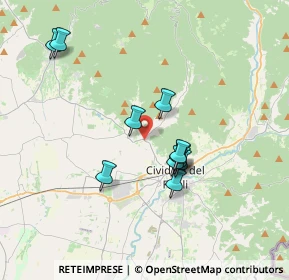 Mappa SR 356, 33043 Cividale del Friuli UD, Italia (3.11727)