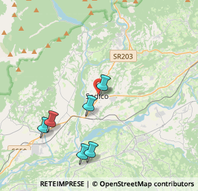 Mappa Via delle Fontane, 32036 Sedico BL, Italia (7.5755)