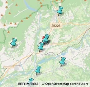 Mappa Via delle Fontane, 32036 Sedico BL, Italia (4.58818)