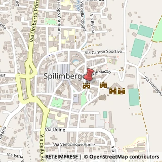 Mappa Via Piave, 3, 33097 Spilimbergo, Pordenone (Friuli-Venezia Giulia)