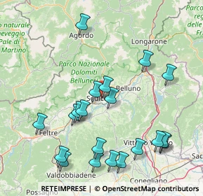 Mappa Strada Statale, 32036 Sedico BL, Italia (17.4925)