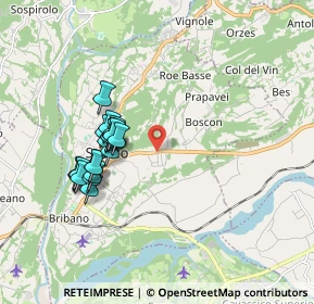 Mappa Strada Statale, 32036 Sedico BL, Italia (1.6425)