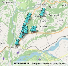 Mappa Strada Statale, 32036 Sedico BL, Italia (1.4015)