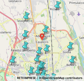 Mappa Via Centrale, 33010 Cavalicco UD, Italia (2.7825)