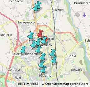 Mappa Via Centrale, 33010 Cavalicco UD, Italia (1.68286)