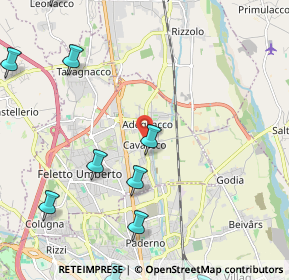 Mappa Via Centrale, 33010 Cavalicco UD, Italia (3.03636)