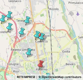 Mappa Via Centrale, 33010 Cavalicco UD, Italia (3.15706)