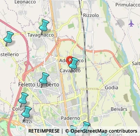 Mappa Via Centrale, 33010 Cavalicco UD, Italia (3.36273)