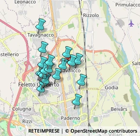 Mappa Via Centrale, 33010 Cavalicco UD, Italia (1.491)