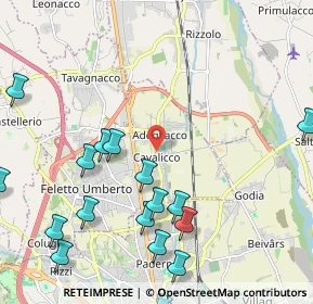 Mappa Via Centrale, 33010 Cavalicco UD, Italia (2.929)