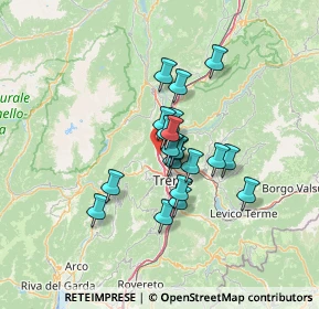 Mappa Via Innsbruck, 38100 Trento TN, Italia (9.217)