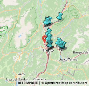 Mappa Via Innsbruck, 38100 Trento TN, Italia (8.4225)