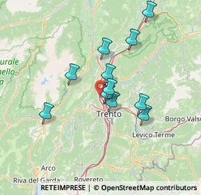 Mappa Via Innsbruck, 38100 Trento TN, Italia (11.38545)