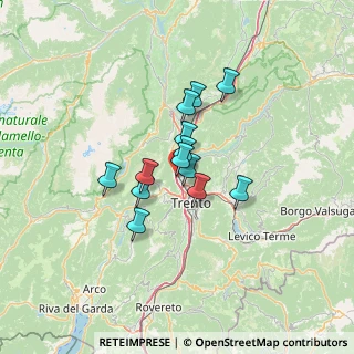 Mappa Via Innsbruck, 38100 Trento TN, Italia (8.66462)