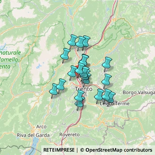 Mappa Via Innsbruck, 38100 Trento TN, Italia (9.7195)