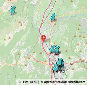 Mappa Via Innsbruck, 38100 Trento TN, Italia (4.65923)