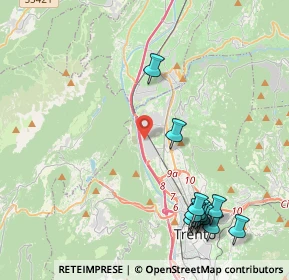Mappa Via Innsbruck, 38100 Trento TN, Italia (5.16583)