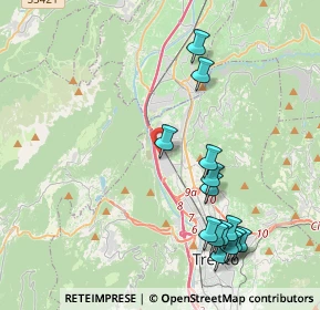 Mappa Via Innsbruck, 38100 Trento TN, Italia (4.50286)