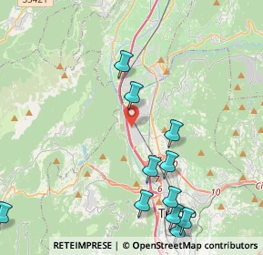 Mappa Via Innsbruck, 38100 Trento TN, Italia (4.98091)