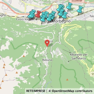 Mappa Via Dosso, 23010 Rasura SO, Italia (2.76421)